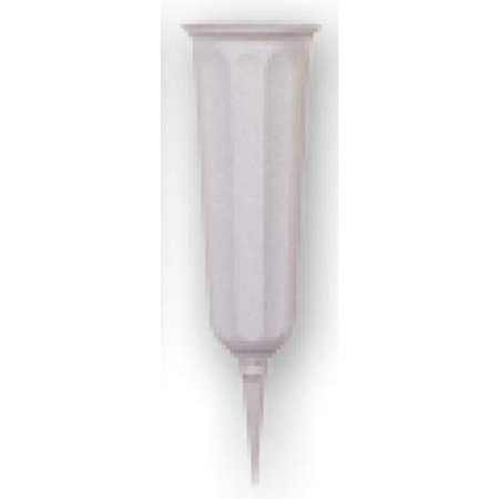 AFS 3" Plastic Cone - Round Bottom Vase: White (case of 36) 5016